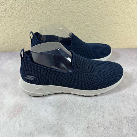 Skechers Shoes Womens Size 8.5 Go Walk Joy Navy Loafer Slip On Cushioned Comfort - Picture 4 of 13